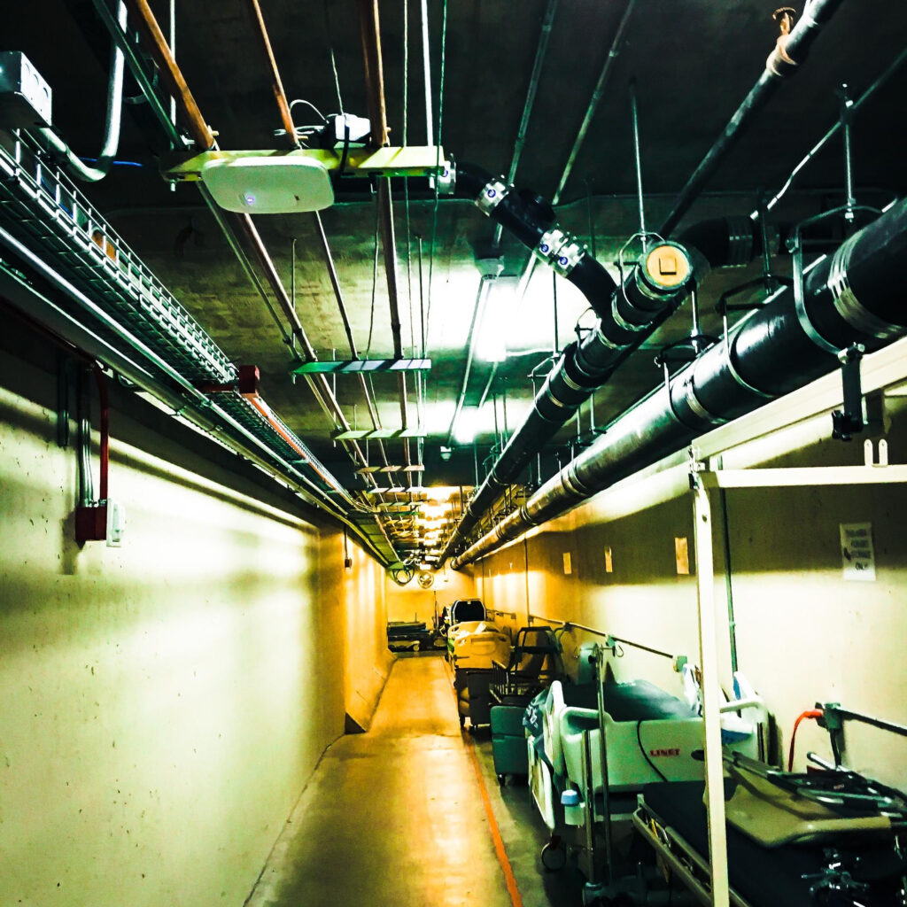 Underground electrical network work
